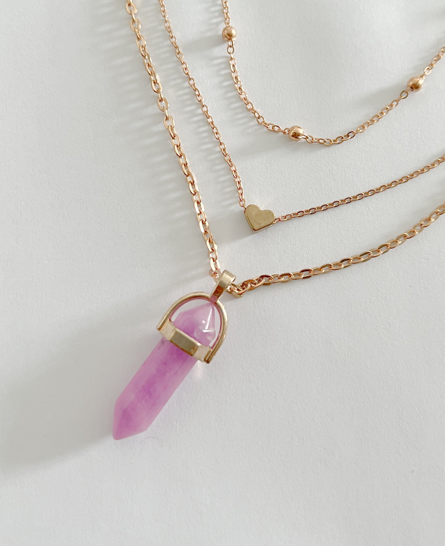 3 Layer Gemtsone Necklace