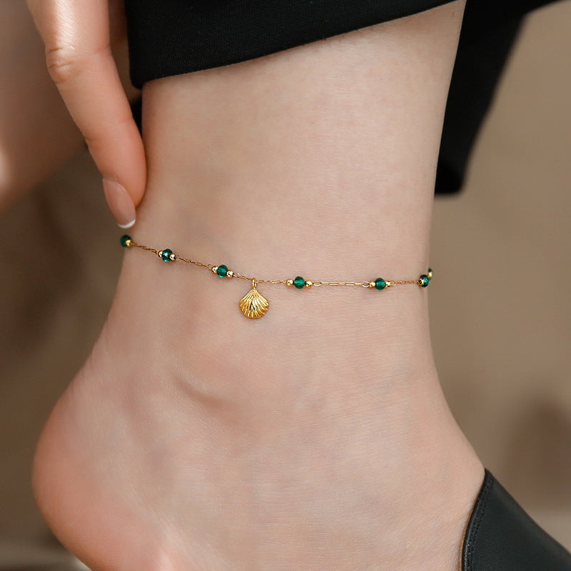 Emerald Anklet