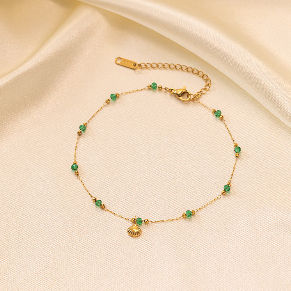 Emerald Anklet