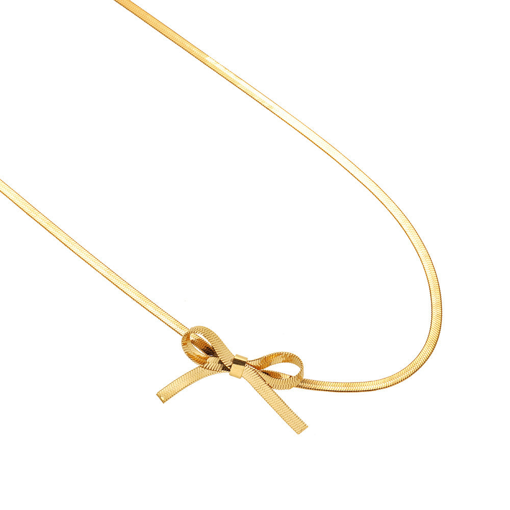 Bow Necklace